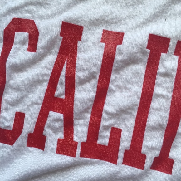 *Final Sale* Juniors California Cropped Tee - Picture 2 of 6